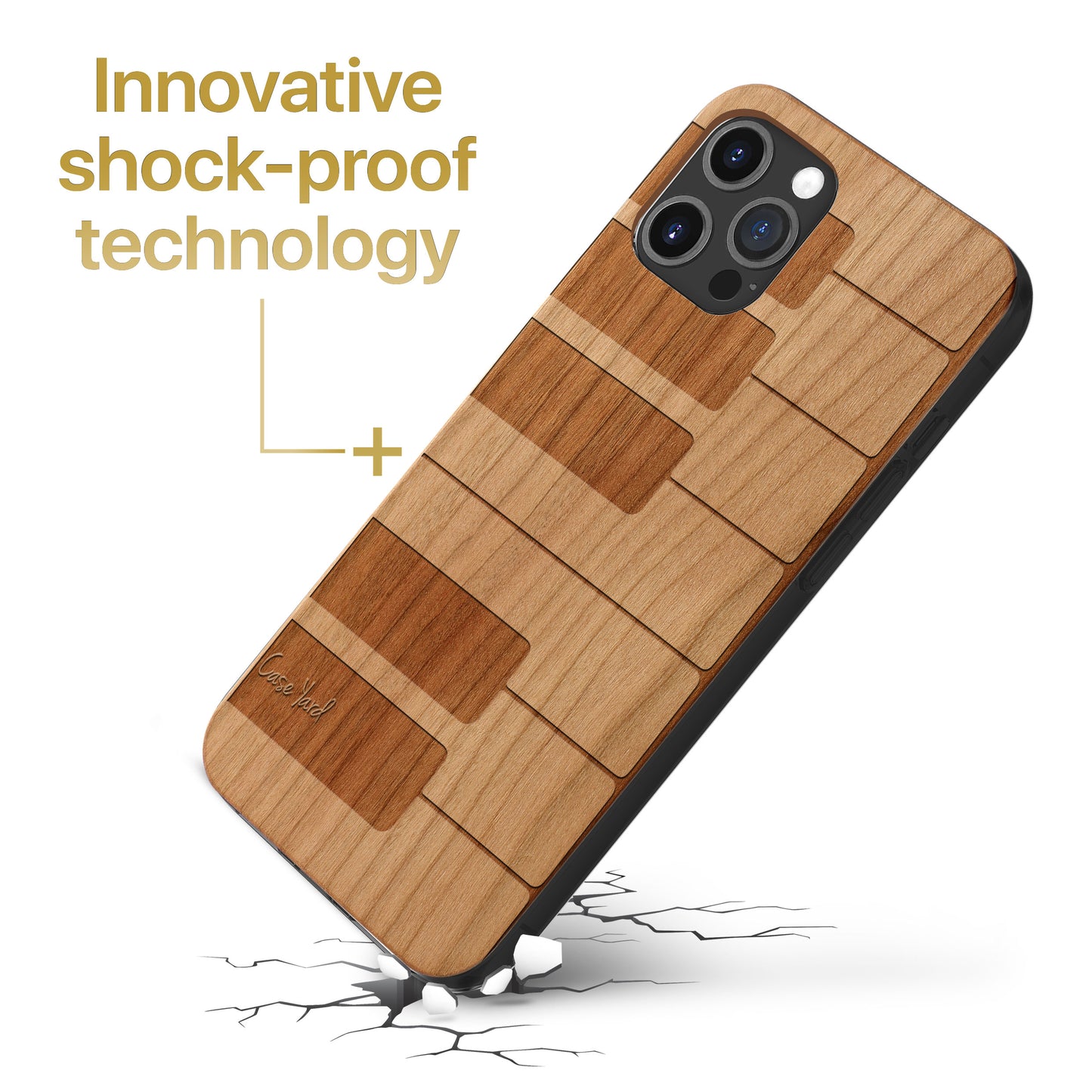 White Black Piano Wooden Laser Engraved Phone Case for iPhone
