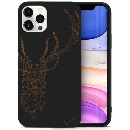 Deer Wooden Laser Engraved Phone Case