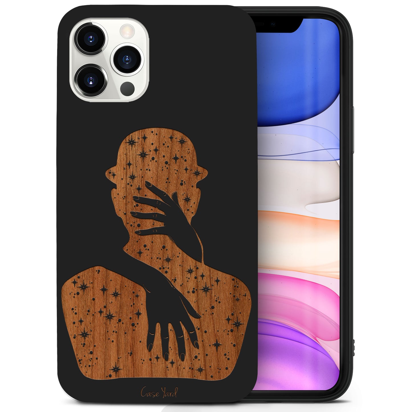 Mystic Lady Wooden Laser Engraved Phone Case for iPhone