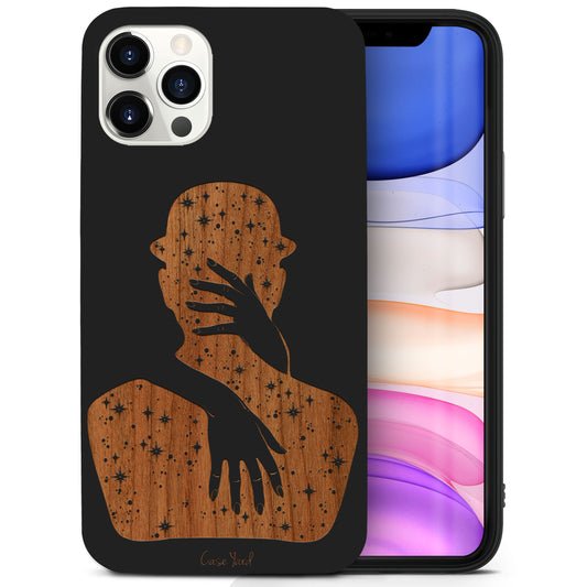 Mystic Lady Wooden Laser Engraved Phone Case for iPhone