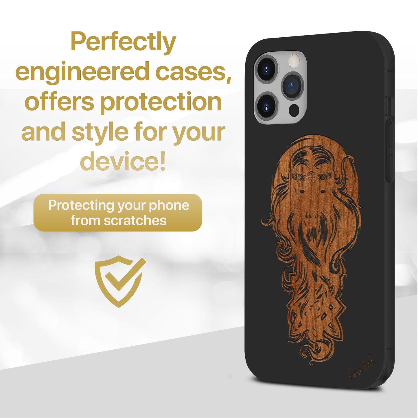 Svarog Wooden Laser Engraved Phone Case for iPhone