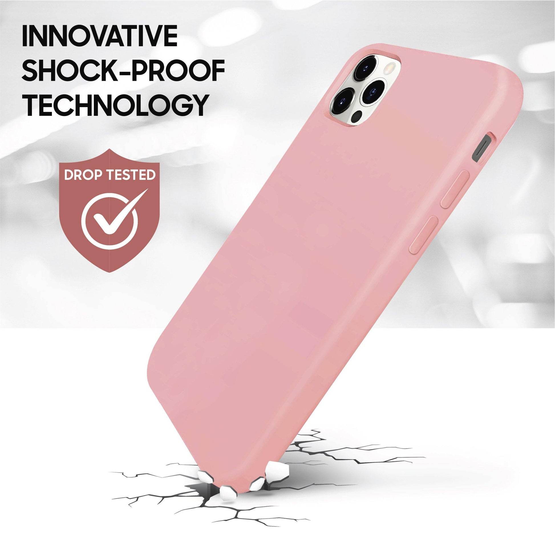 Silicone Case for iPhone 12 / 12 Pro 6.1-inch, Slim Fit Shockproof Protective Rubber Phone Cover - Case Yard USA