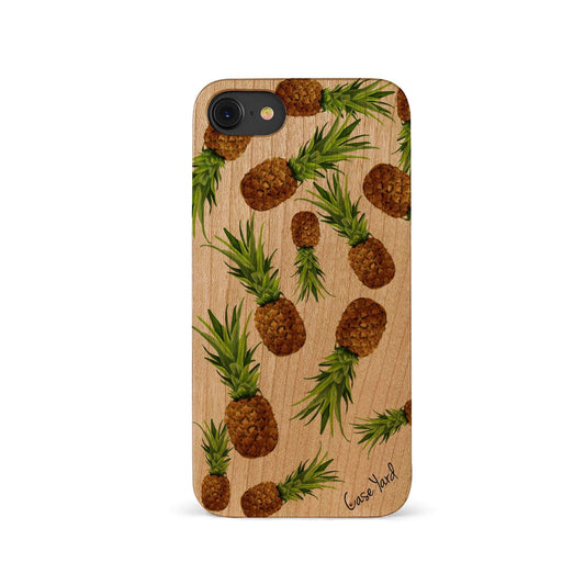 California Palms UV Colored Wood Phone Case for iPhone