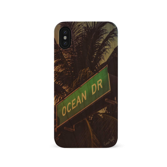 Ocean Drive UV Colored Wood Phone Case for iPhone
