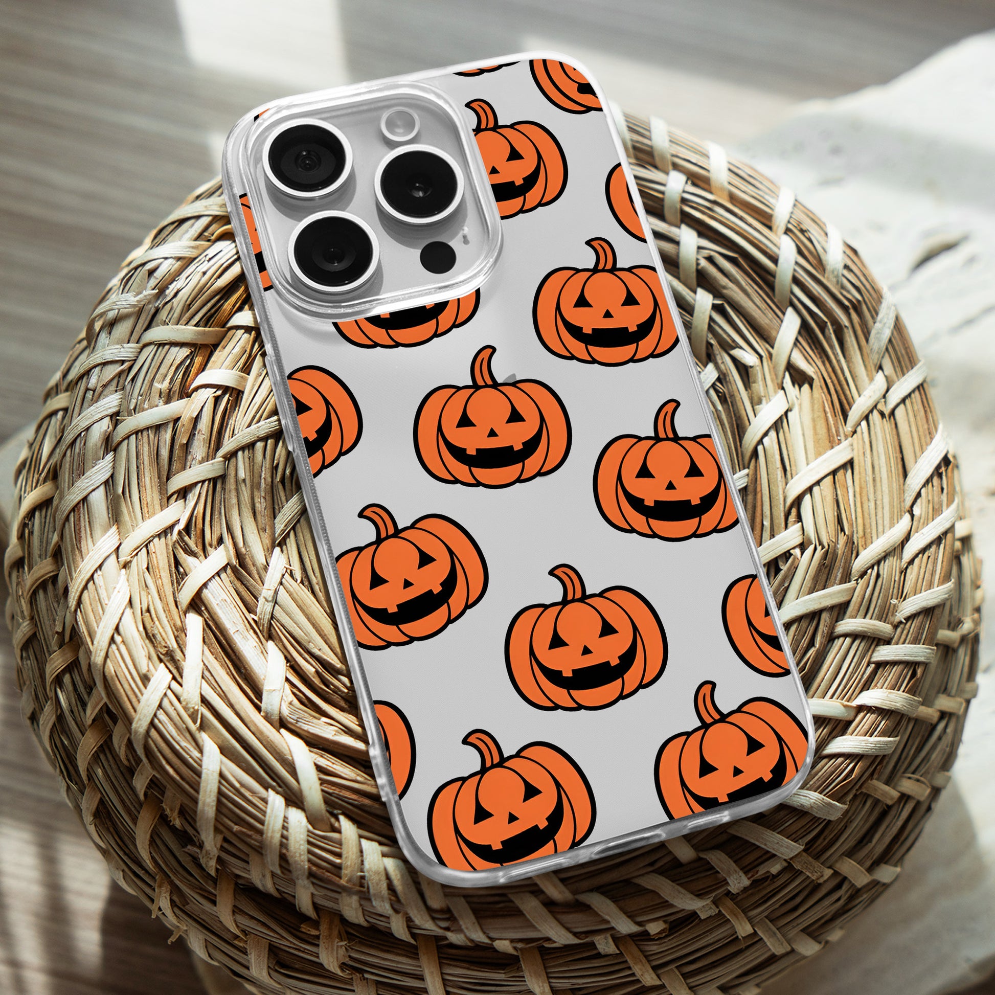 Jack O Lantern Orange Faces TPU Clear Phone Case for iPhone & Samsung – Case Yard USA Jack O Lantern Orange Faces TPU Clear Phone Case for iPhone & Samsung – Case Yard USA
