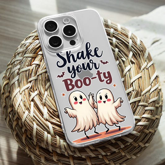Shake Your Boo-ty TPU Clear Phone Case for iPhone & Samsung Phones
