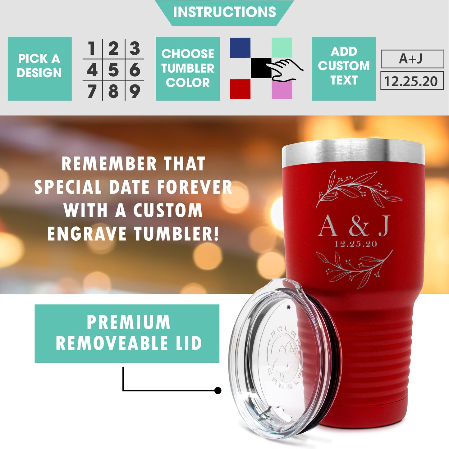Personalized Tumblers - Perfect Gift for Friends & Family