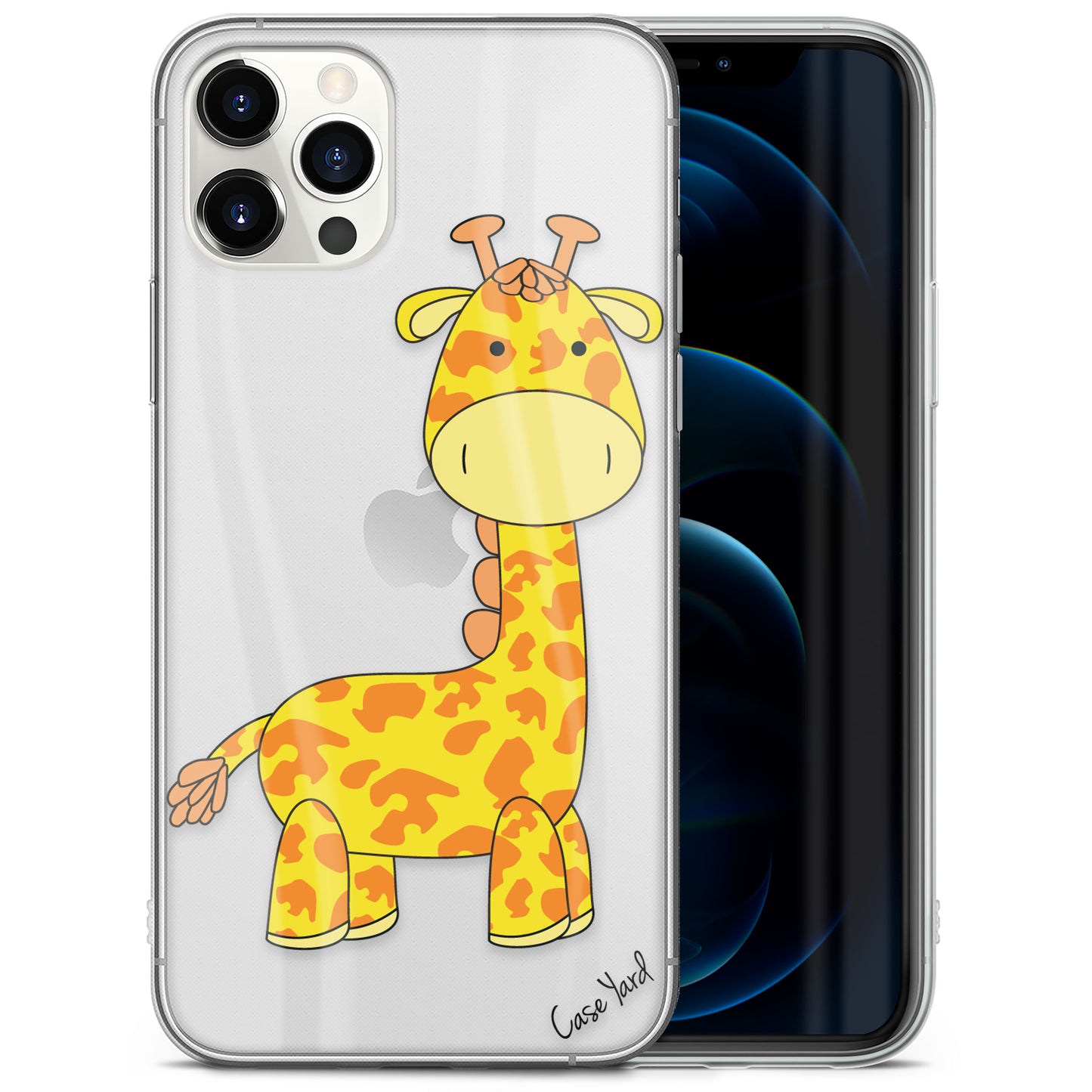 TPU Case Clear case with (Giraffe) Design for iPhone & Samsung Phones