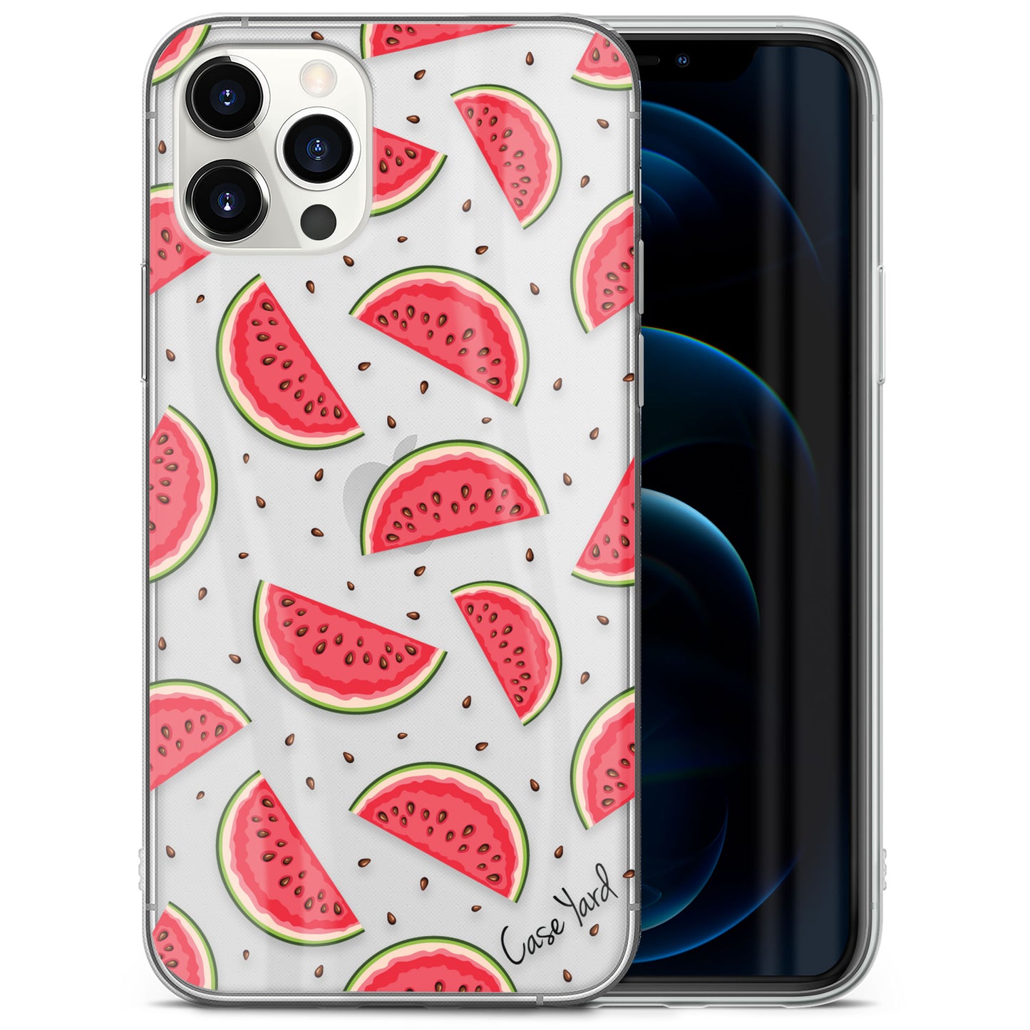 Watermelon TPU Clear Phone Case for iPhone & Samsung Phones
