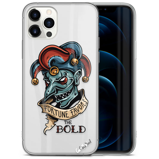 TPU Clear case with (Joker) Design for iPhone & Samsung Phones