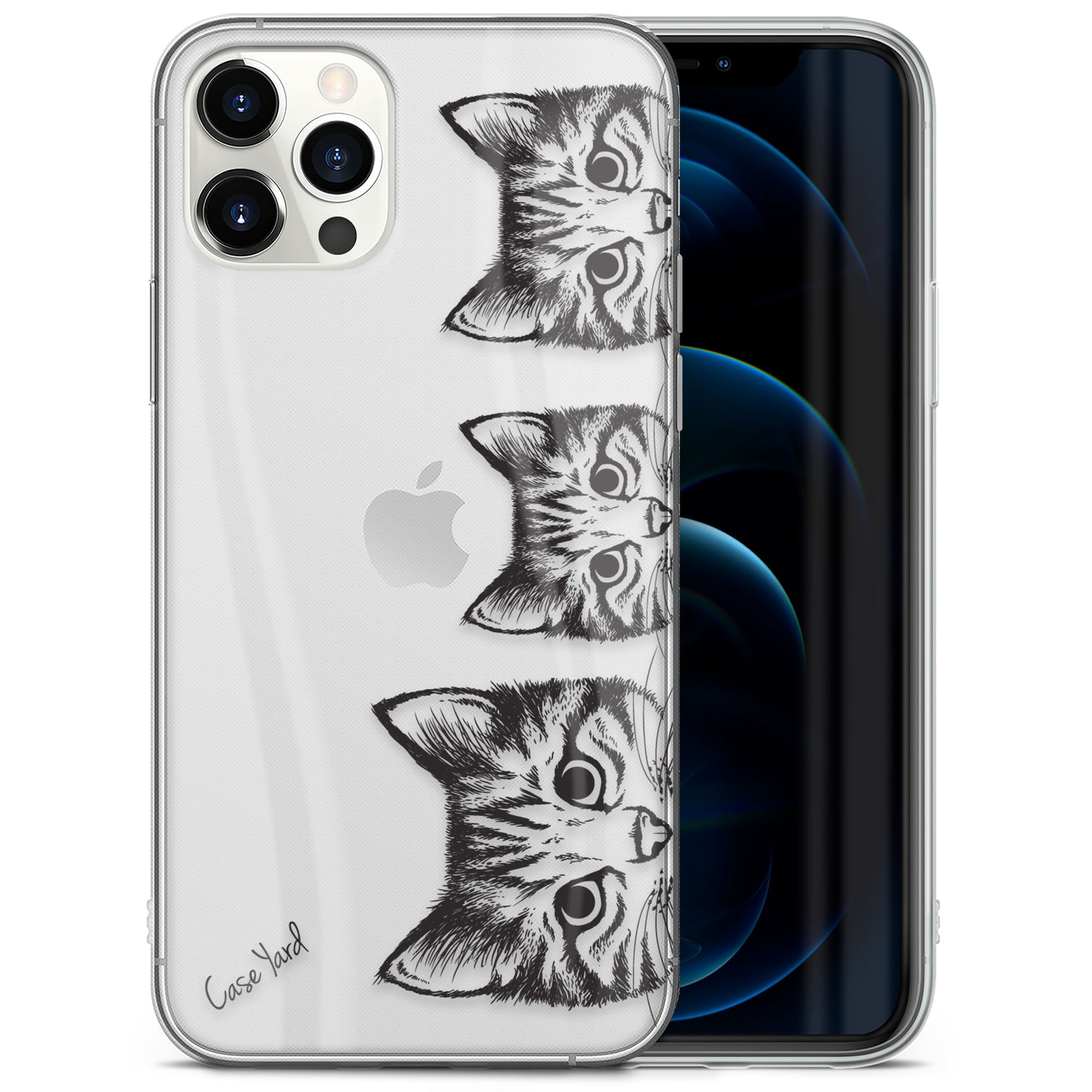 Kittens TPU Clear Phone Case for iPhone & Samsung Phones