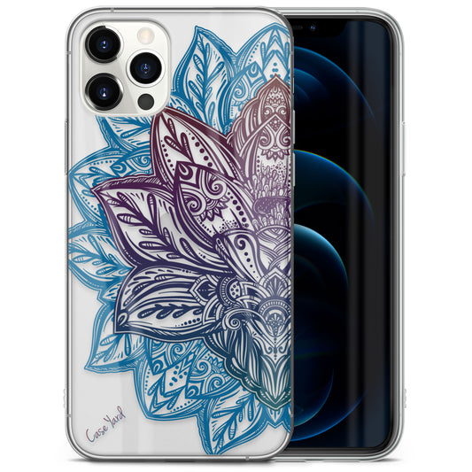 TPU Clear case with (Astra Mandala) Design for iPhone & Samsung Phones