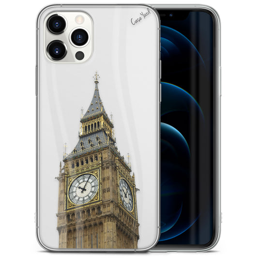 TPU Case Clear case with (London Big Ben) Design for iPhone & Samsung Phones