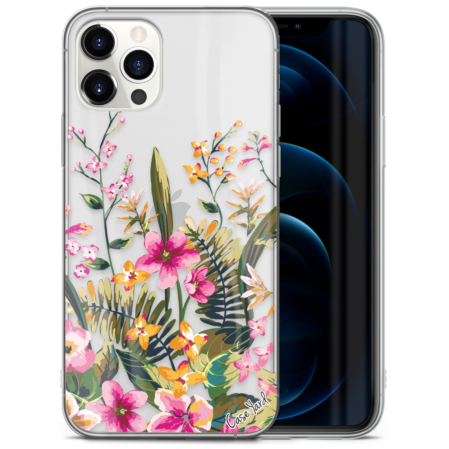 TPU Case Clear case with (Blossom Flower) Design for iPhone & Samsung Phones