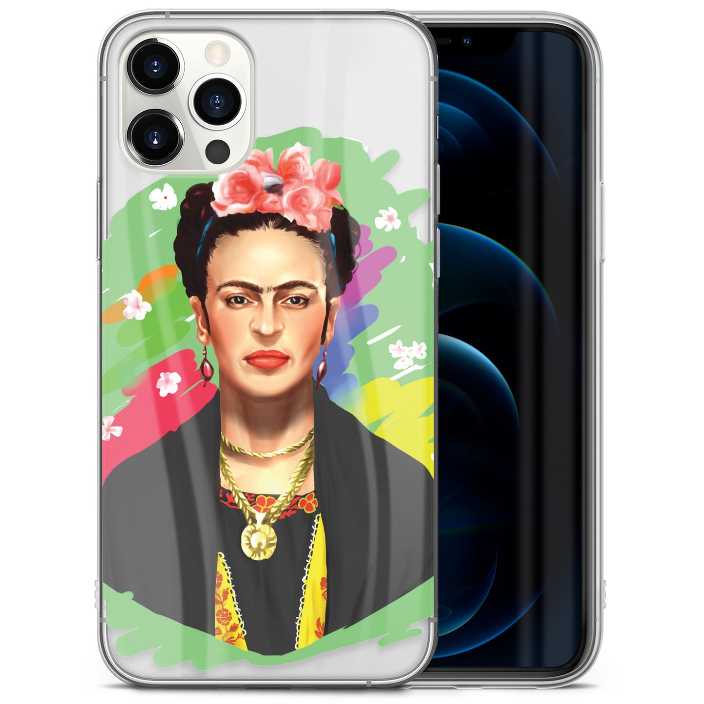 TPU Clear case with (Frida) Design for iPhone & Samsung Phones