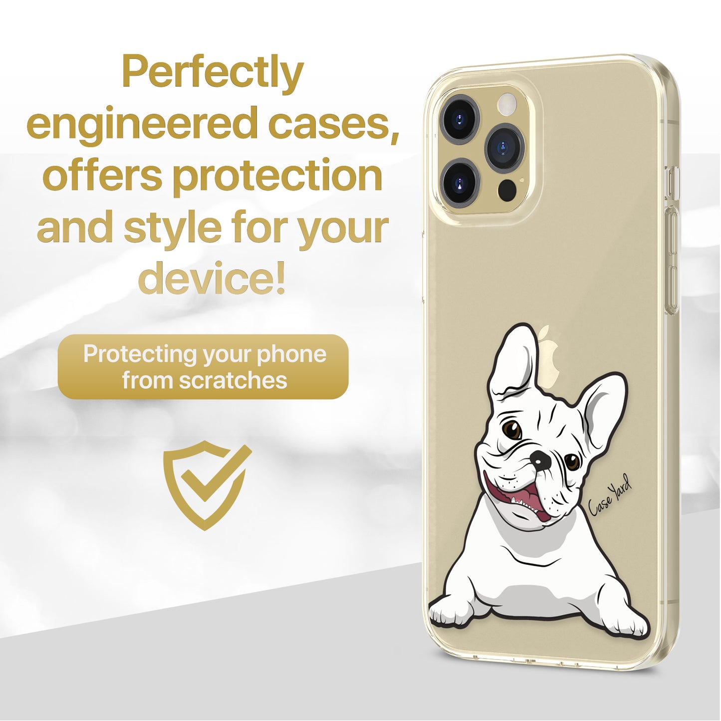 Dog TPU Clear Phone Case for iPhone & Samsung Phones