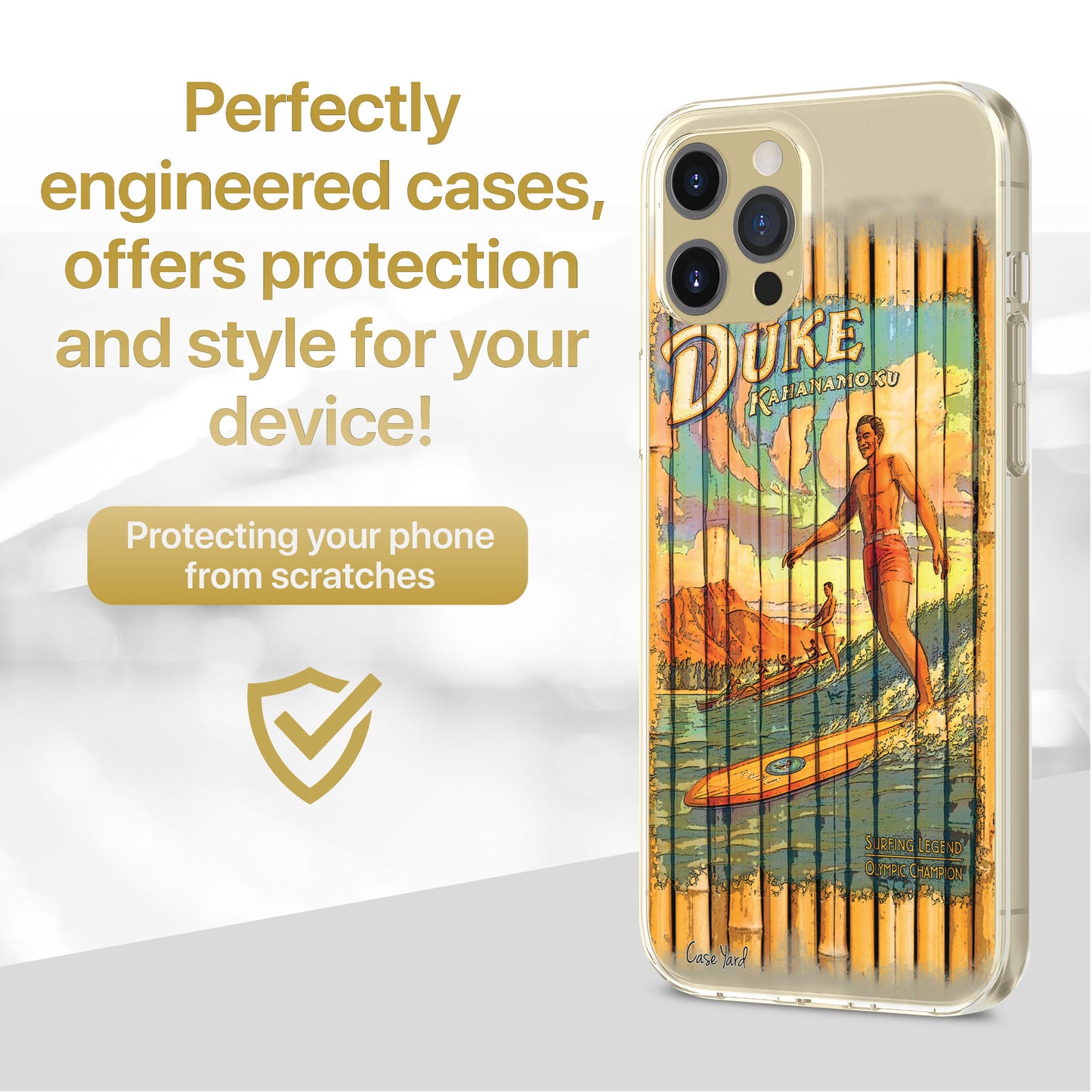 Duke TPU Clear Phone Case for iPhone & Samsung Phones