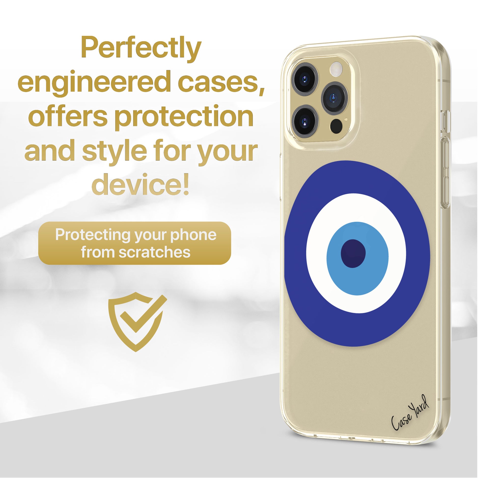 Evil Eye TPU Clear Phone Case for iPhone & Samsung Phones – Case Yard USA Evil Eye TPU Clear Phone Case for iPhone & Samsung Phones – Case Yard USA