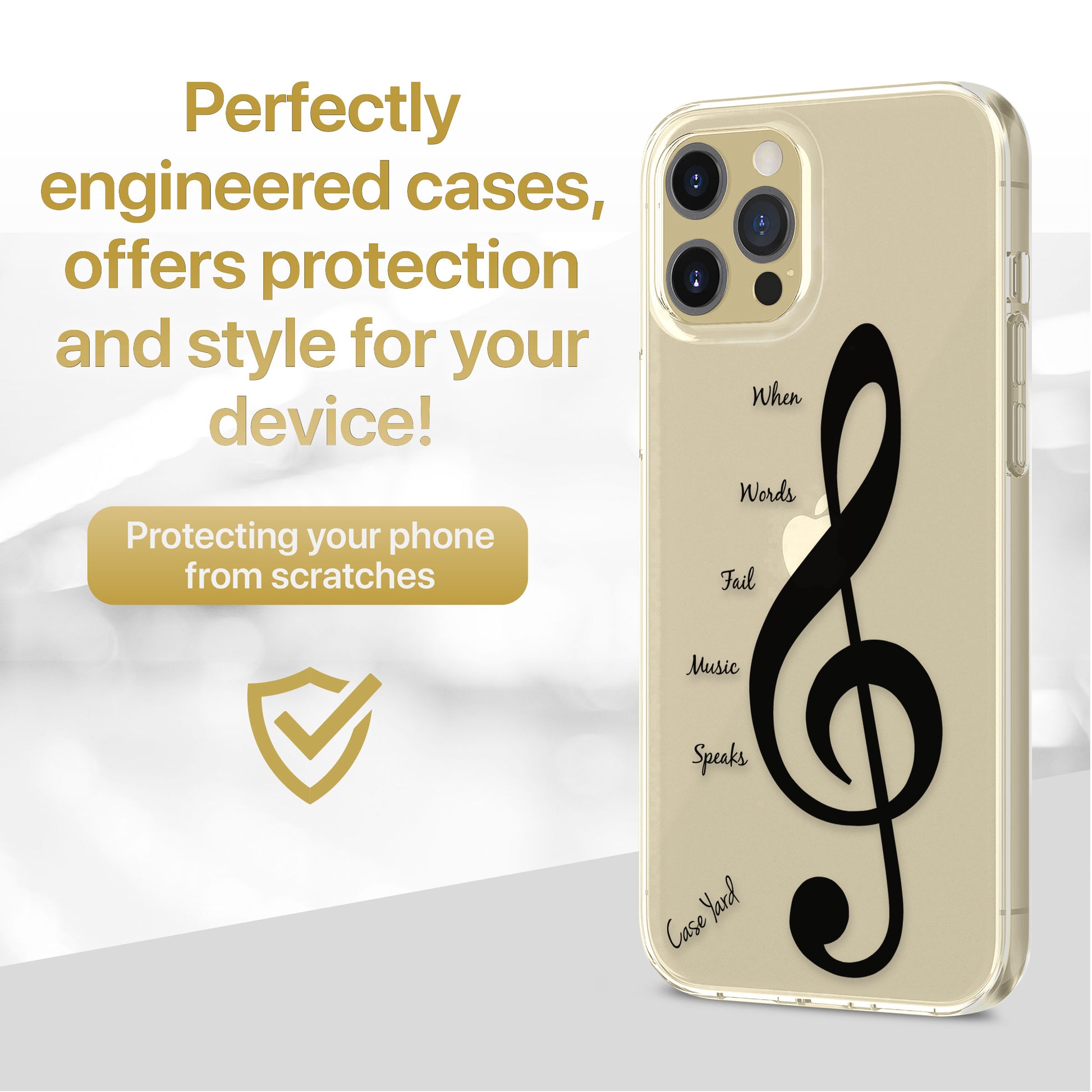 Music 1 TPU Clear Phone Case for iPhone & Samsung Phones – Case Yard USA Music 1 TPU Clear Phone Case for iPhone & Samsung Phones – Case Yard USA