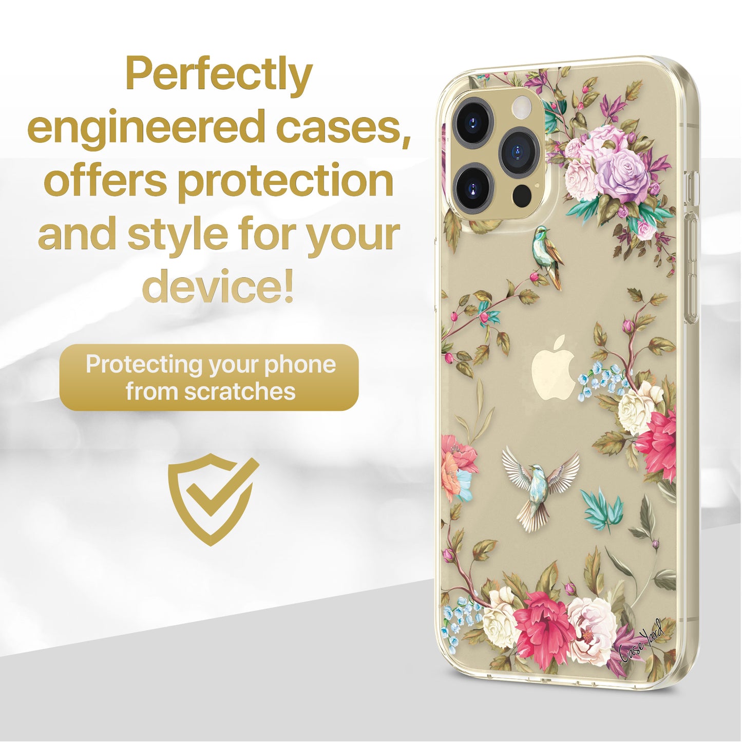 Valley Birds TPU Clear Phone Case for iPhone & Samsung Phones
