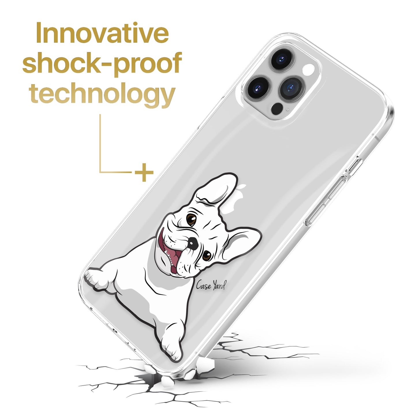Dog TPU Clear Phone Case for iPhone & Samsung Phones