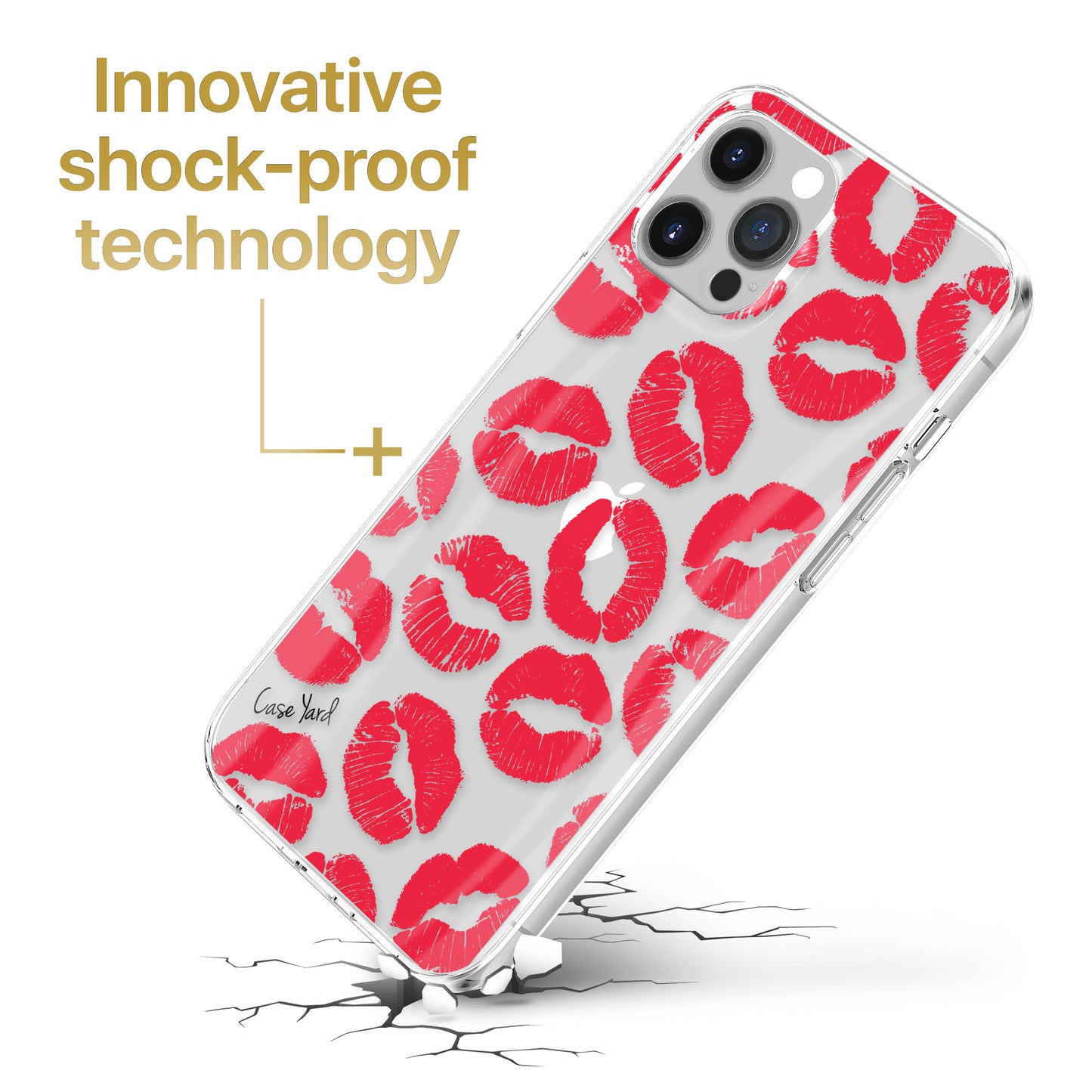 Kisses TPU Clear Phone Case for iPhone & Samsung Phones