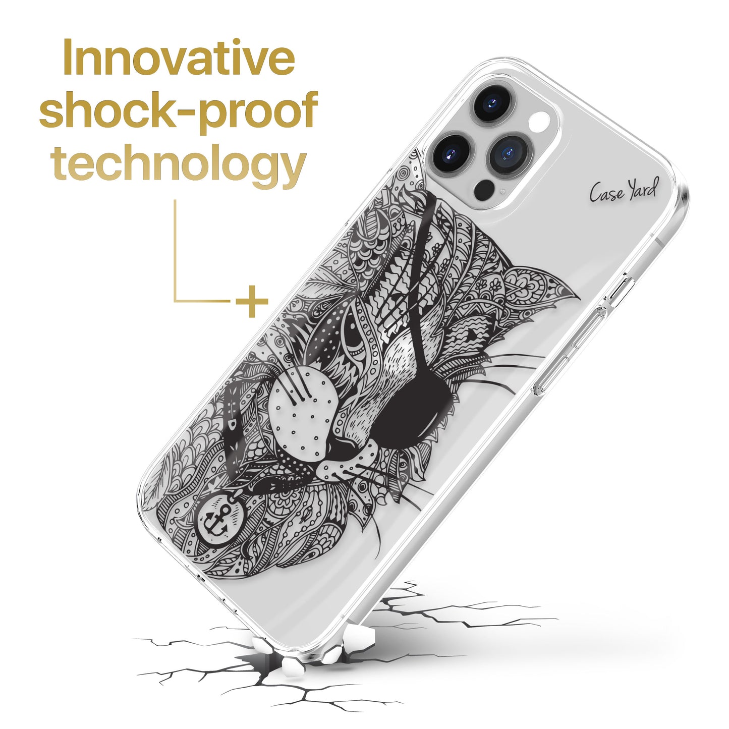 Bad Cat TPU Clear Phone Case for iPhone & Samsung Phones