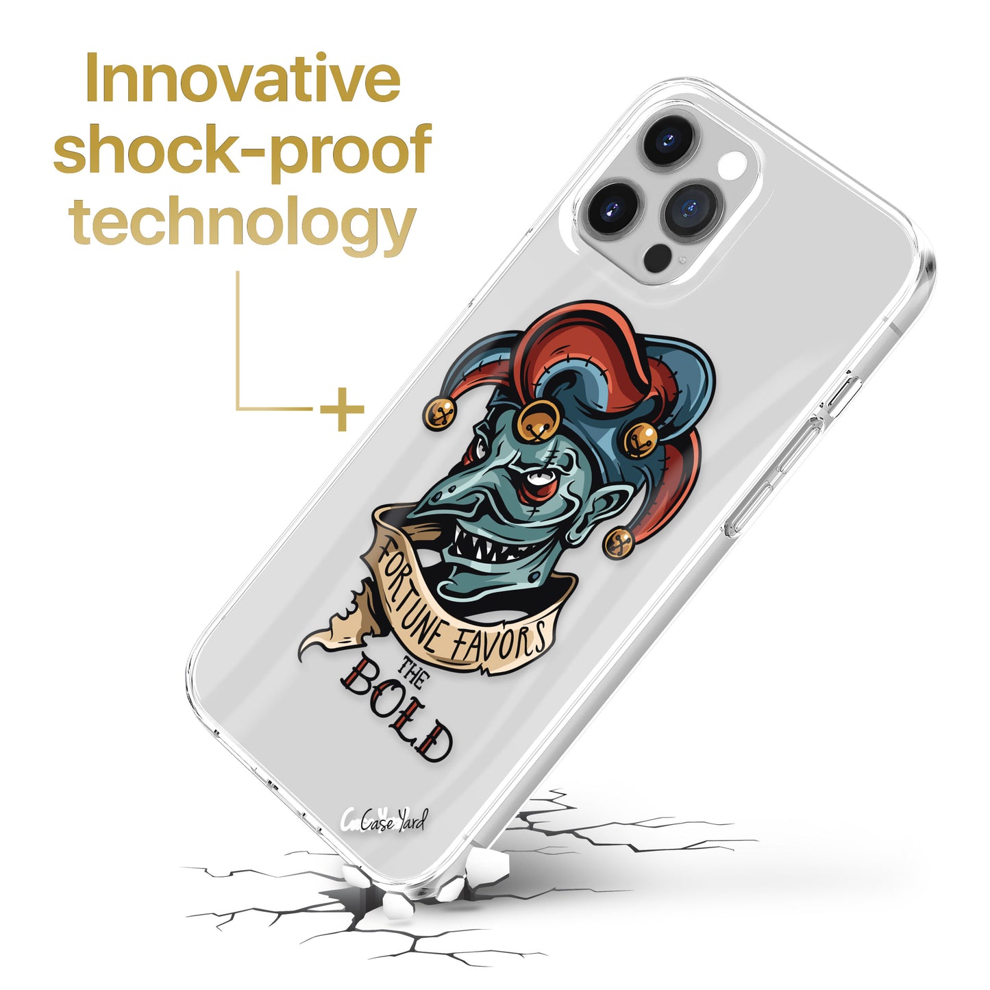 Joker TPU Clear Phone Case for iPhone & Samsung Phones