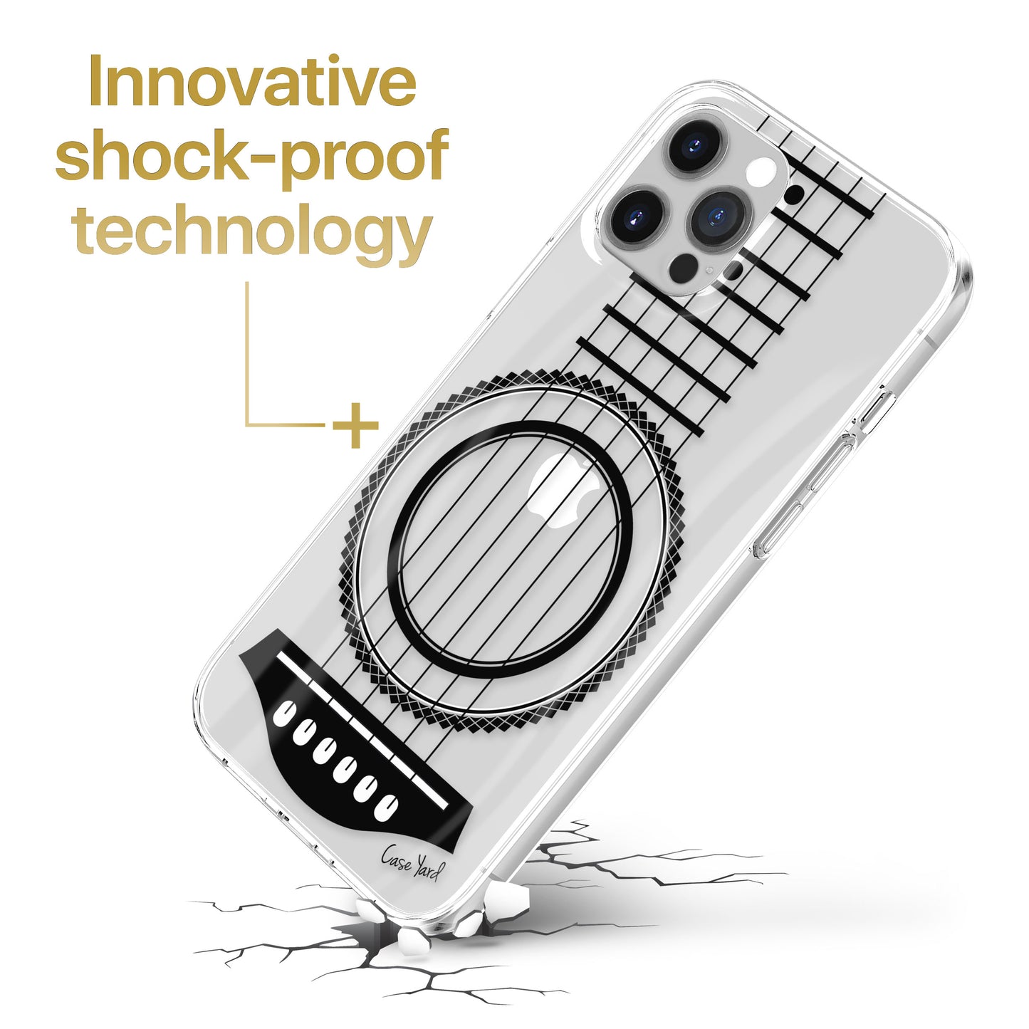 Guitar TPU Clear Phone Case for iPhone & Samsung Phones