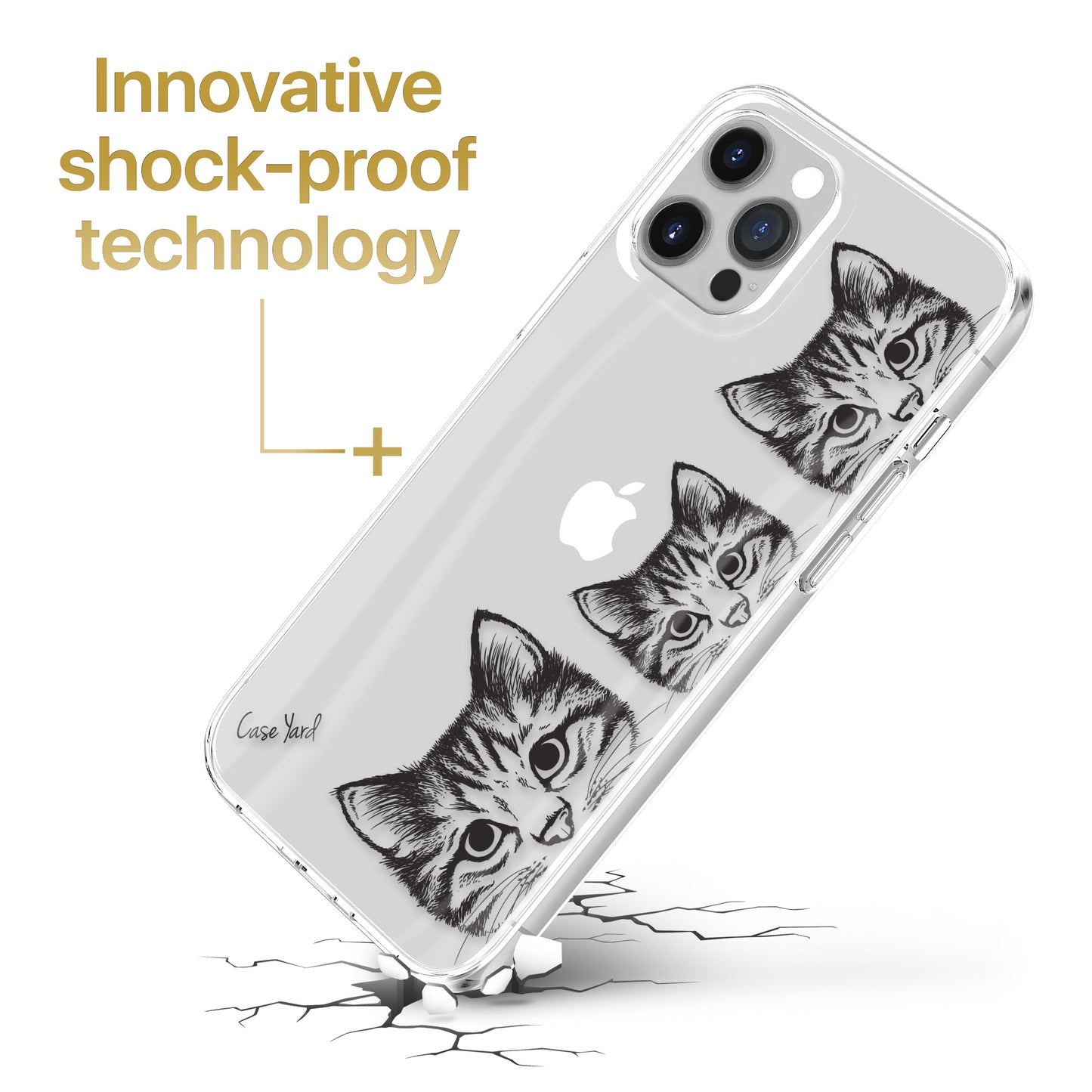 Kittens TPU Clear Phone Case for iPhone & Samsung Phones