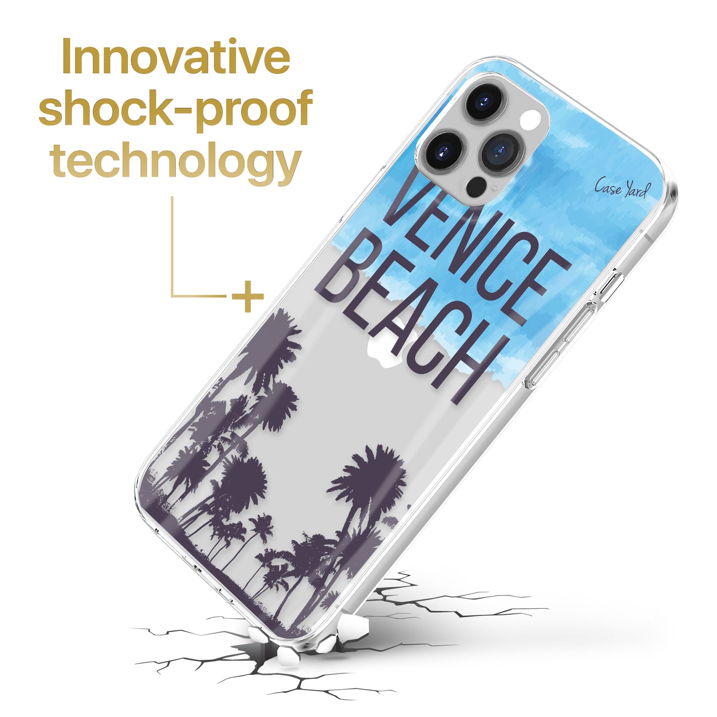 Venice Beach TPU Clear Phone Case for iPhone & Samsung Phones