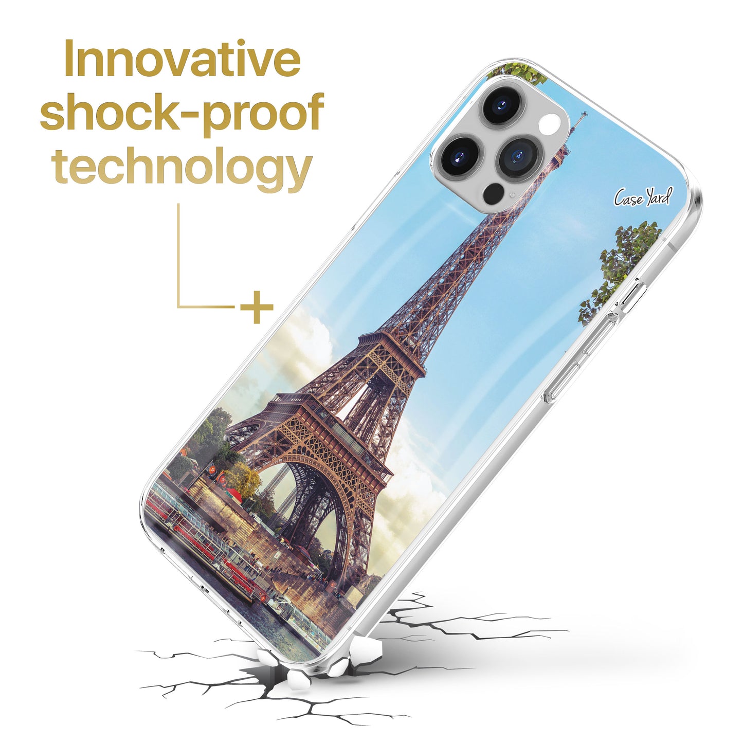 Eiffel Tower TPU Clear Phone Case for iPhone & Samsung Phones
