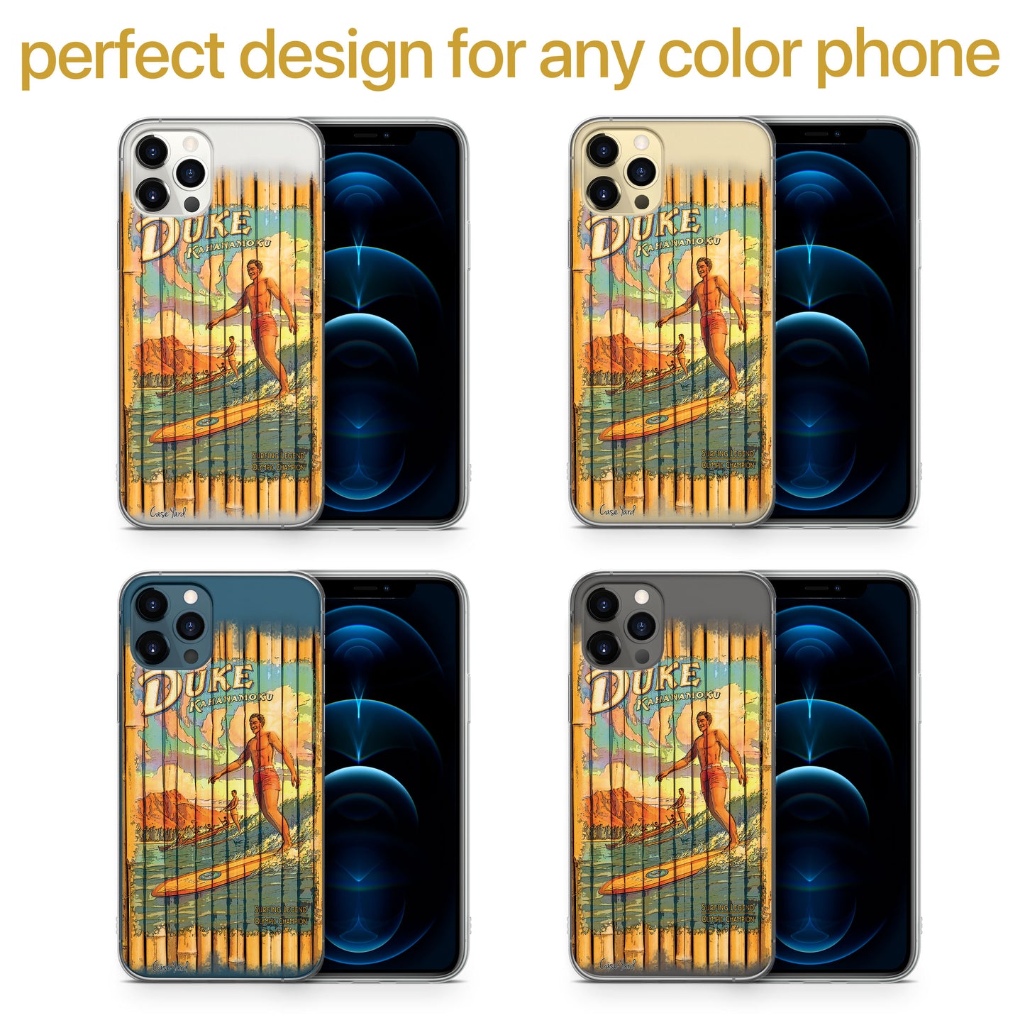 Duke TPU Clear Phone Case for iPhone & Samsung Phones