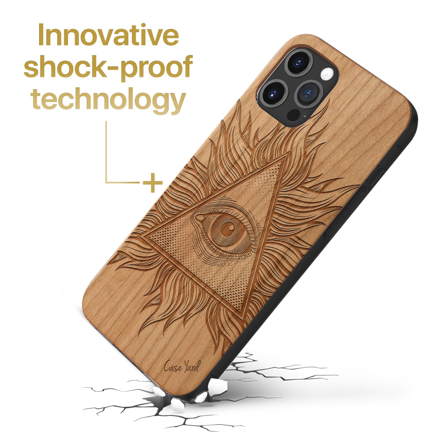 Illuminate Case Wooden Laser Engraved Phone Case