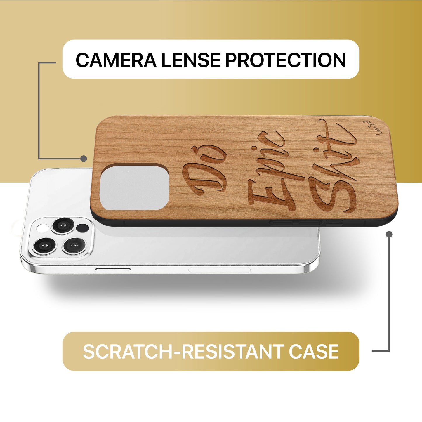Do Epic Shit Wooden Laser Engraved Phone Case for iPhone & Samsung Phones