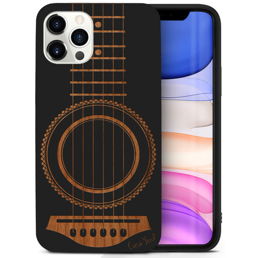 Wooden Cell Phone Case Cover, Laser Engraved case for iPhone & Samsung phone Guitar Case Design