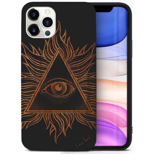 Wooden Cell Phone Case Cover, Laser Engraved case for iPhone & Samsung phone illuminate Case Design