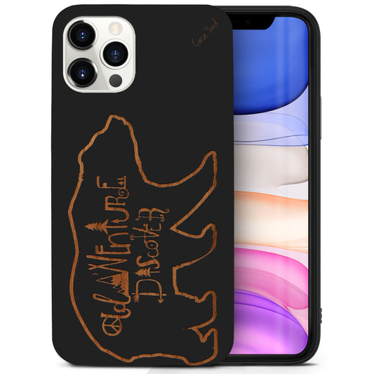 Discovery and Adventure Wooden Laser Engraved Phone Case for iPhone & Samsung Phones
