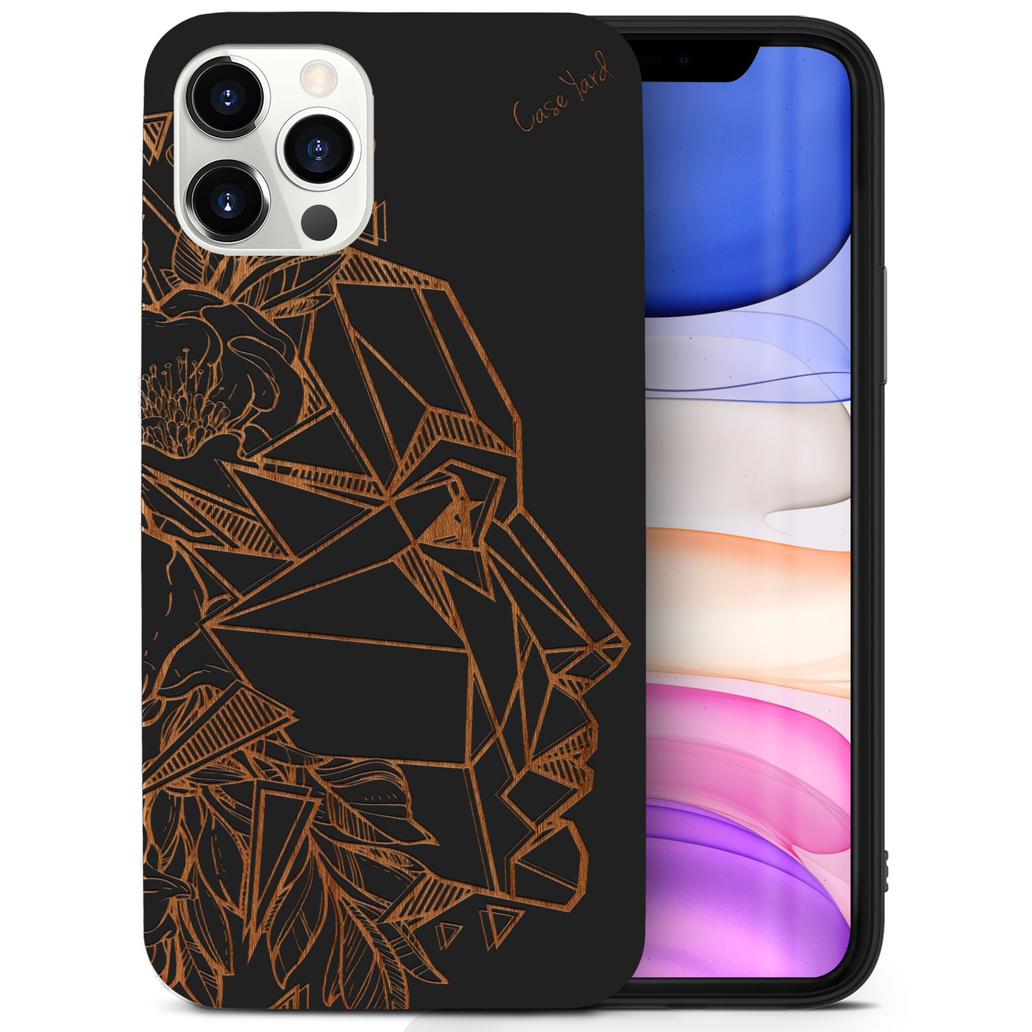 Beautiful Mind Wooden Laser Engraved Phone Case for iPhone & Samsung Phones