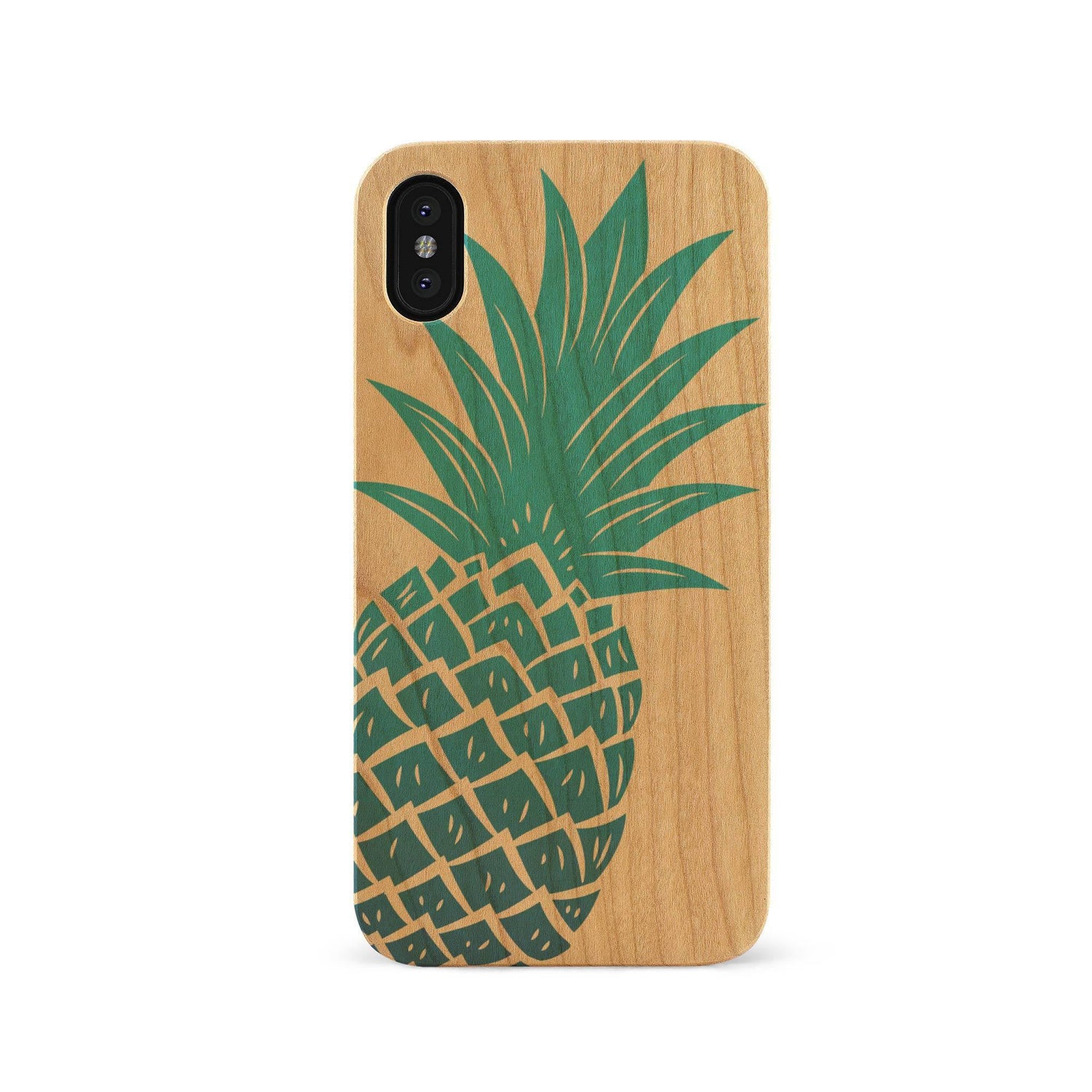 Blue Pineapple UV Colored Wood - Case Yard USA