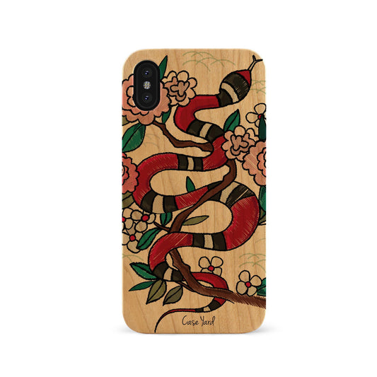 Flower Snake UV Colored Wood - Case Yard USA