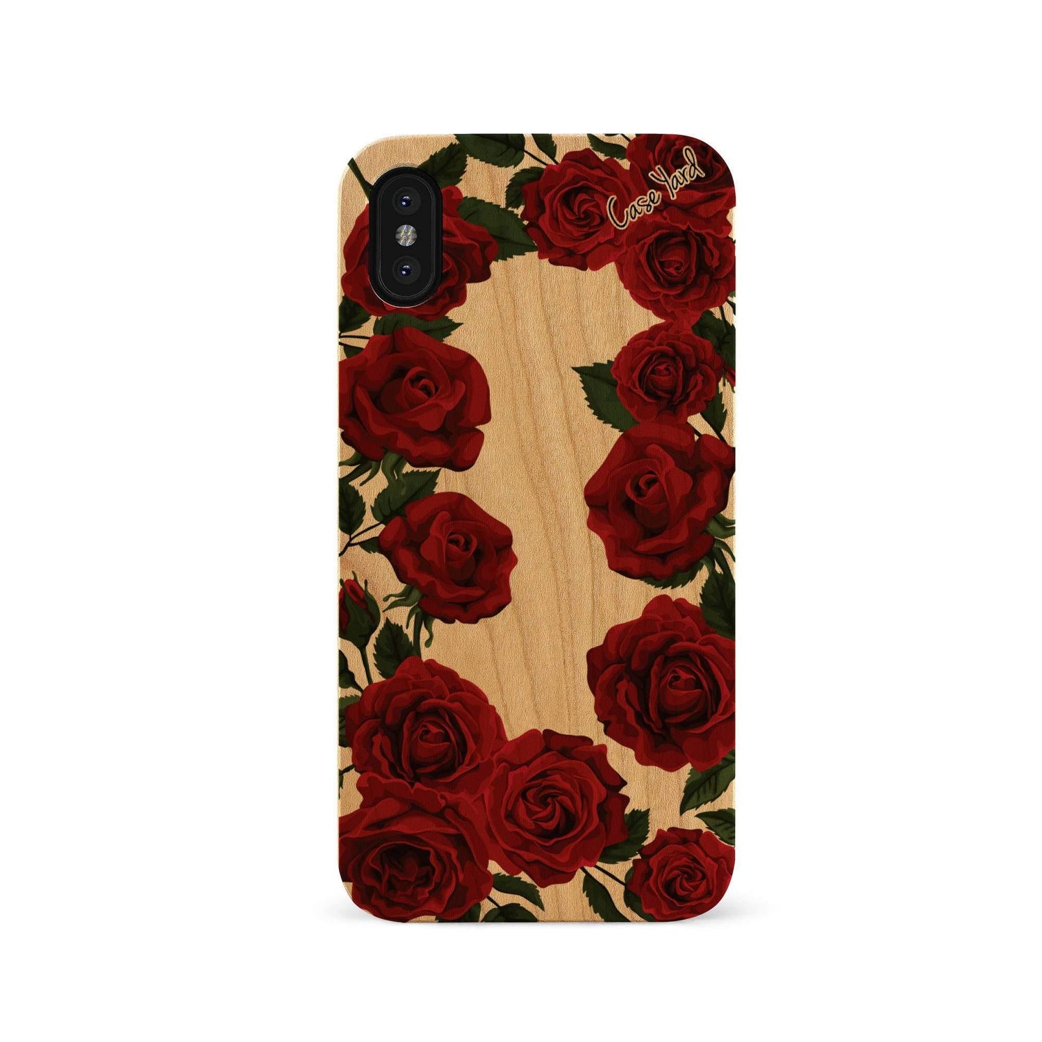 Red Roses UV Colored Wood - Case Yard USA